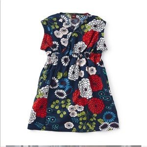 Tea Collection girls wrap dress 8 nwot
